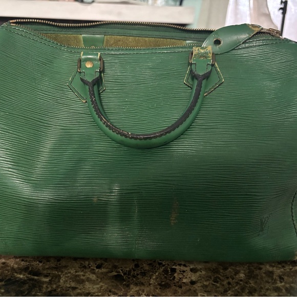 Green lv speedy bag - Picture 5 of 6